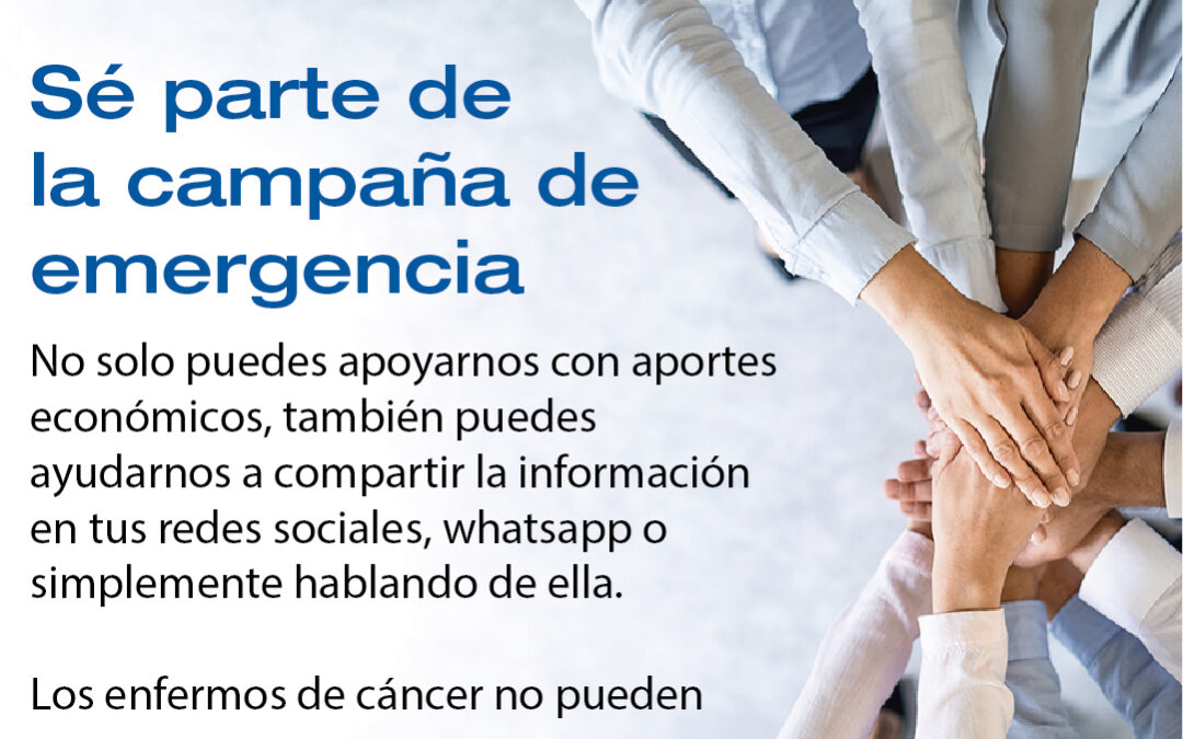 Fundación Oncológica realiza especial campaña de emergencia por COVID-19